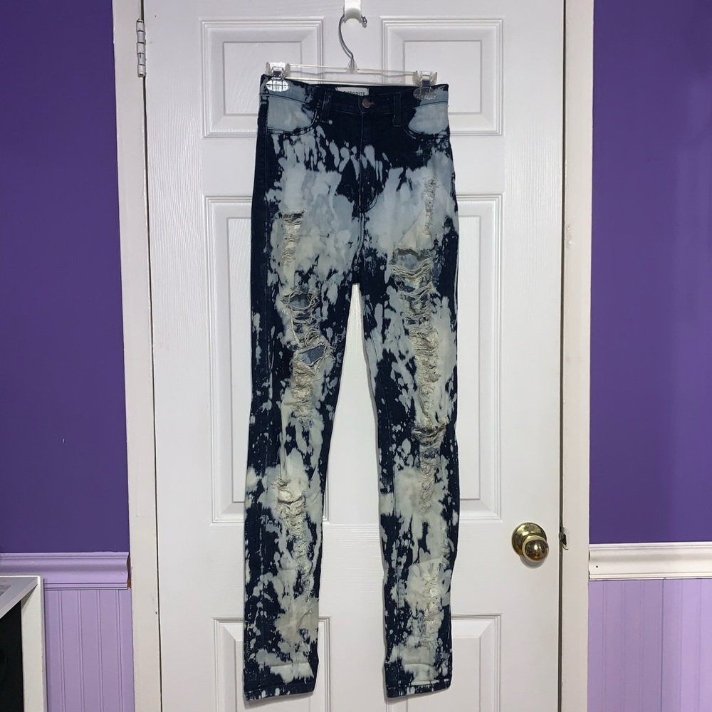 High Rise Ripped Jeggings